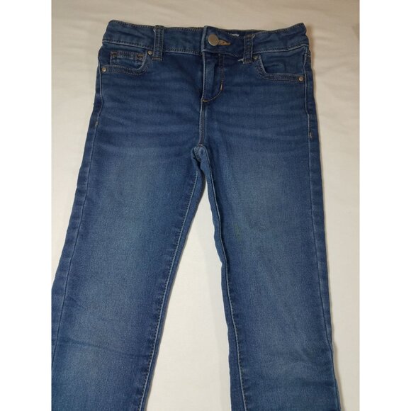 Wonder Nation Girls Jeans size 8 Blue skinny slim medium wash adjustable waist - Picture 7 of 16